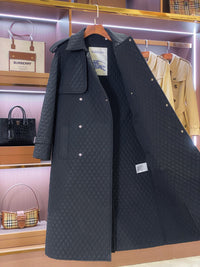 Quilted Trench Coat