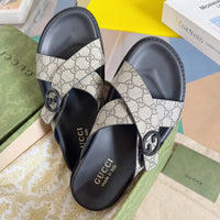 Double Strap Slide Sandals
