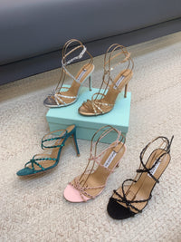 Tequila Embellished Leather Sandals