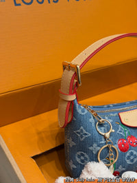 Pochette Accessoires Cherry Monogram Denim
