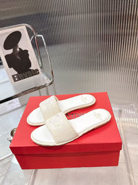 VLogo Espadrille Slides