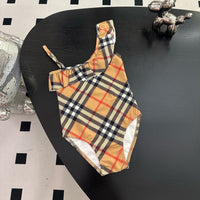 Vintage Check Swimsuit & Shorts
