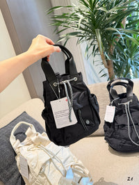 Lulu Convertible Drawstring Bucket Bag