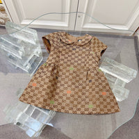 Monogram Collared Dress