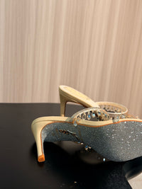 Caovilla Chandelier Heeled Mules