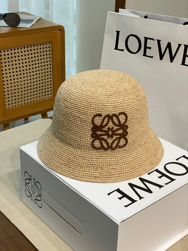 Anagram Raffia Bucket Hat