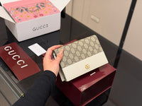 Marmont Bi-color Wallet On Chain
