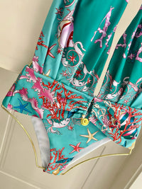 Logo One Piece Swimsuit