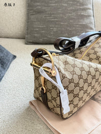 Half Horsebit Shoulder Bag