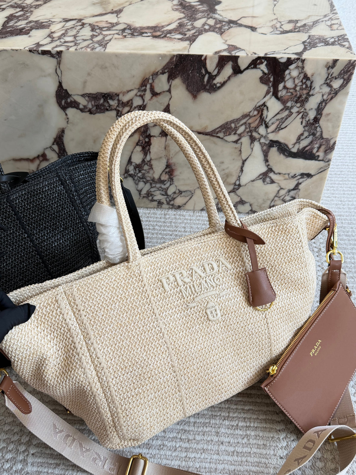 Raffia Large Crochet Tote
