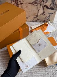 Monogram Dog Motif Cardholder & Passport Holder