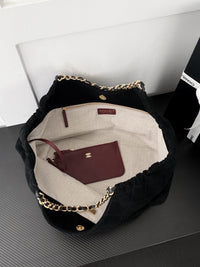 26C Suede Shopping Tote