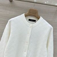 Fine Fabric Jacquard Cardigan