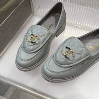 Quilted Leather Loafers