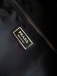 Explore Re-Nylon and Leather Shoulder Bag