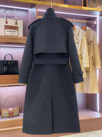 Quilted Trench Coat