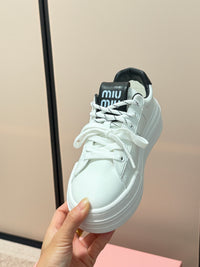 Lace-Up Platform Sneakers