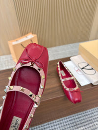 Garavani Mary Jane Rockstud Ballerinas