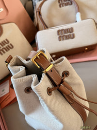 Canvas Bucket Bag