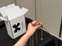 Mini Flap Bag with Charm