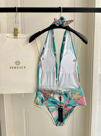 Logo One Piece Swimsuit
