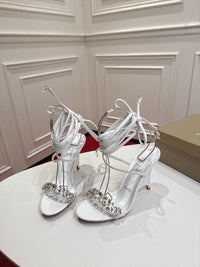 Fanny Jolly Embellished Leather Sandals