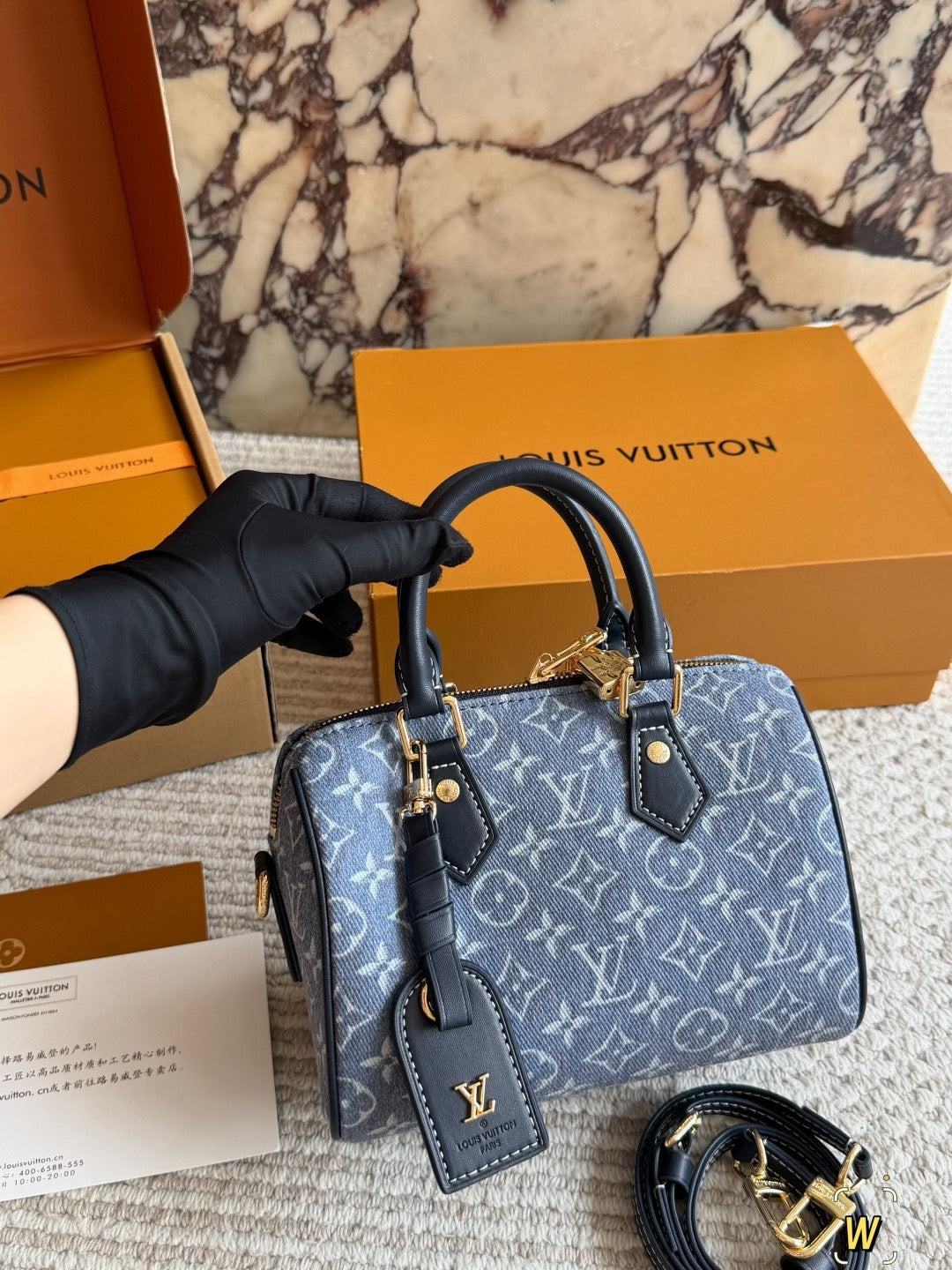 Denim Speedy Bandoulière