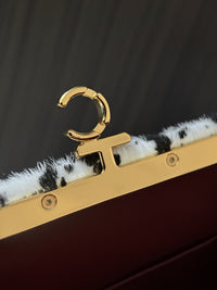 26A Pony Hair Clutch with Strap