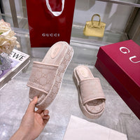 Angelina Platform Slide Sandals