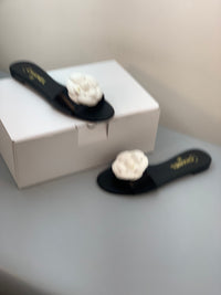 Camellia Slide Sandals