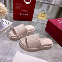 Angelina Platform Slide Sandals