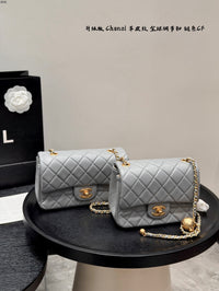 Mini Flap Bag with Gold Ball