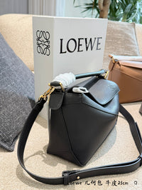 Leather Puzzle Edge Bag