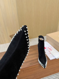 Kate Max Suede Ankle Boots