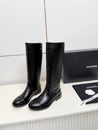 26B Logo Leather Boots