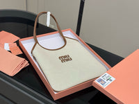 Canvas Leather Ivy Tote Bag