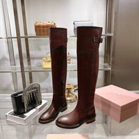 Leather Tall Riding Boots