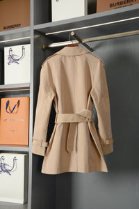 Check Trench Coat