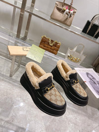 Platform Slip-On Loafers