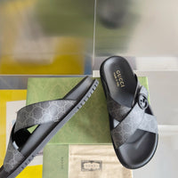 Double Strap Slide Sandals