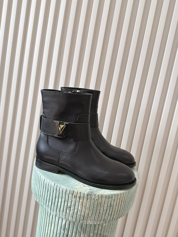 Midtown Flat Ankle Boots