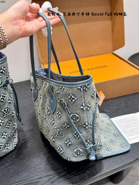 Neverfull Denim Tote