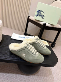 26S Shearling Knight Runner Mules