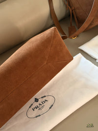Suede Aimée Shoulder Bag