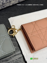 Gardenia Wallet in Matte Lambskin