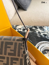 Jacquard Baguette Bag