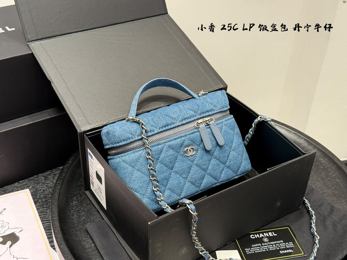 25C Vanity Case Blue Denim