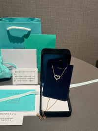 Open Heart Diamond Necklace