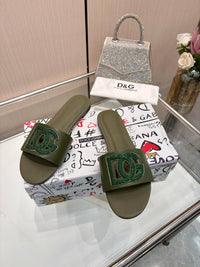 Bianca Leather Slides