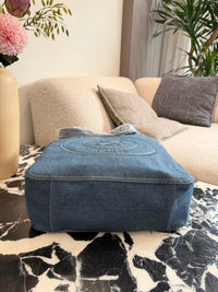 Large Cabas Denim Tote